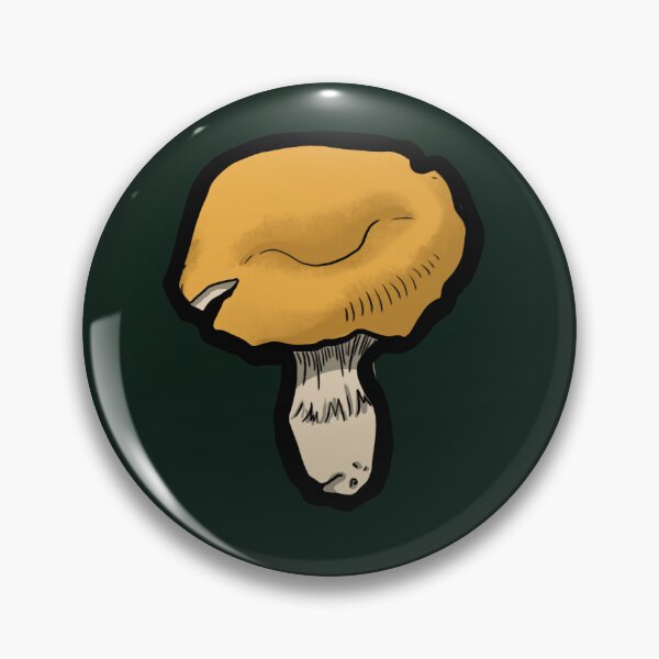 Item preview, Clipped golden chanterelle mushroom design designed and sold by UB Draws.