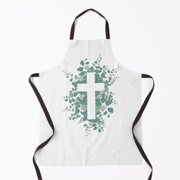 Item preview, Cross and Eucalyptus greenery designed and sold by CHERRY--SHOP.