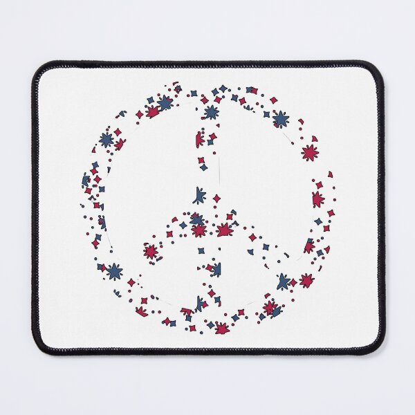 Item preview, Peace Sign, Star Pattern designed and sold by StyleAttire.