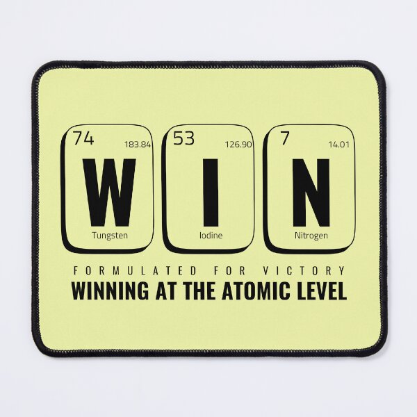 Item preview, WIN Periodic Table Design – Tungsten Iodine Nitrogen | Science Gift for Nerds, Students, and Chemistry Fans designed and sold by Yuli Club.