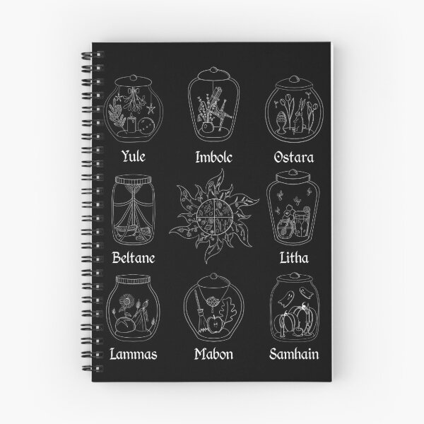 Item preview, wheel of the year witches pagan sabbats jars designed and sold by indiVisibl.