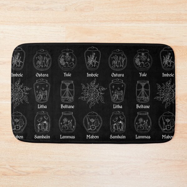 Item preview, wheel of the year witches pagan sabbats jars designed and sold by indiVisibl.