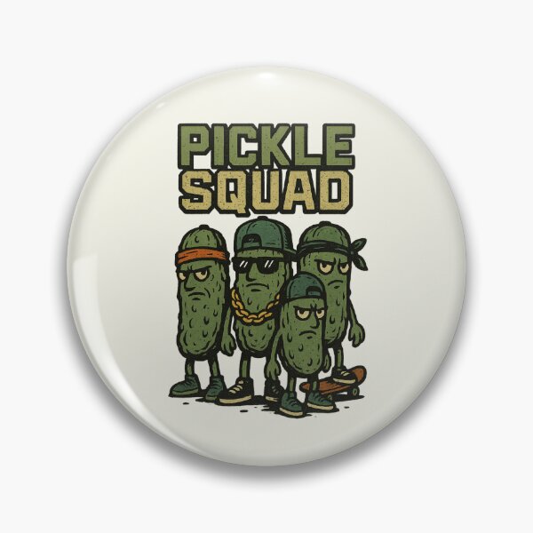 Item preview, Pickle Squad Gang Pickle Cucumber Lovers Nostalgic Retro designed and sold by SunfullyYours.