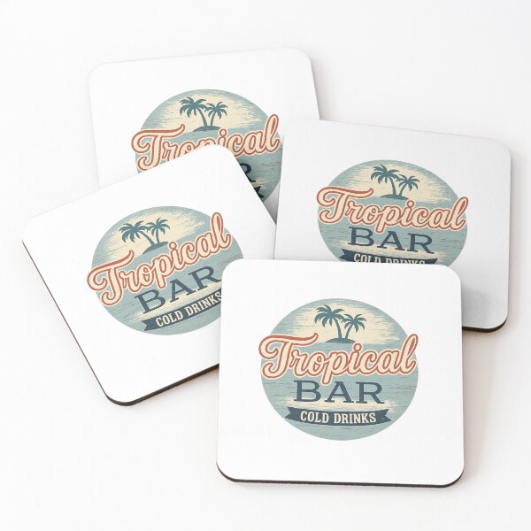 Item preview, Tropical Bar – Cold Drinks Sign designed and sold by Fleetwood1994.