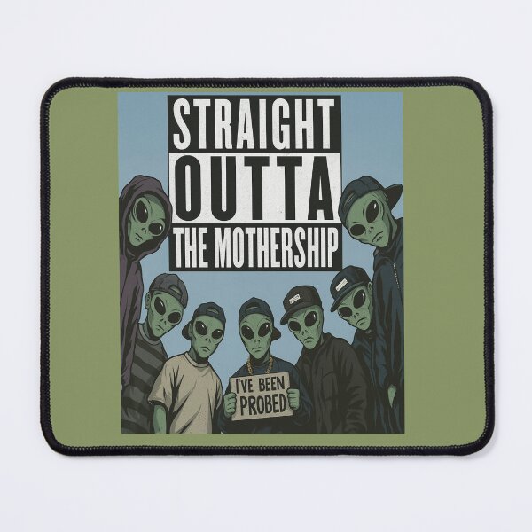 Item preview, Straight Outta The Mothership Shirt Alien Parody designed and sold by Apparel51.