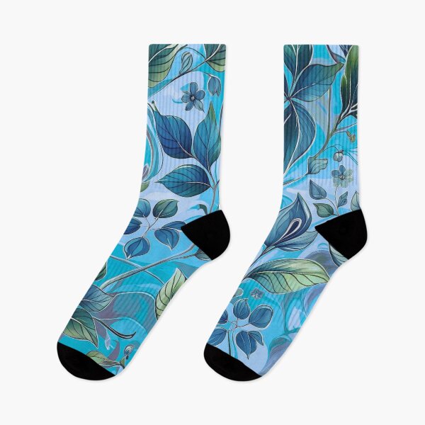 Item preview, Flowers with leaves, colorful abstracts designed and sold by echotek.