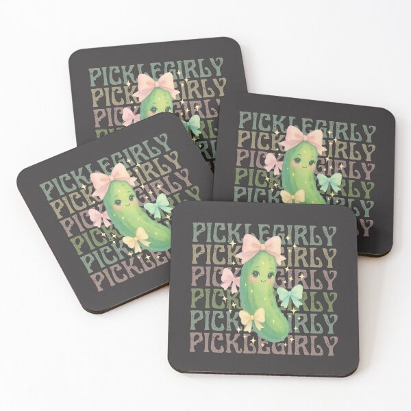 Item preview, Pickle Girly Cute Coquette Bows Cucumber Lover Y2K Retro designed and sold by SunfullyYours.