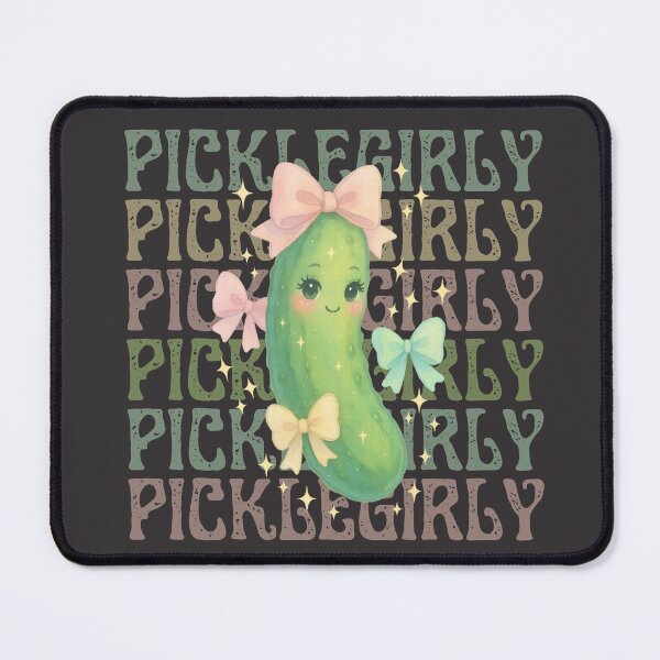 Item preview, Pickle Girly Cute Coquette Bows Cucumber Lover Y2K Retro designed and sold by SunfullyYours.