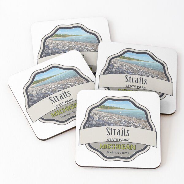 Item preview, Straits State Park, Mackinac County, Michigan designed and sold by Wanderful-roads.