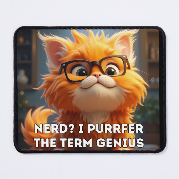 Item preview, Nerd? I purrfer the term genius designed and sold by ElectraARTS1971.
