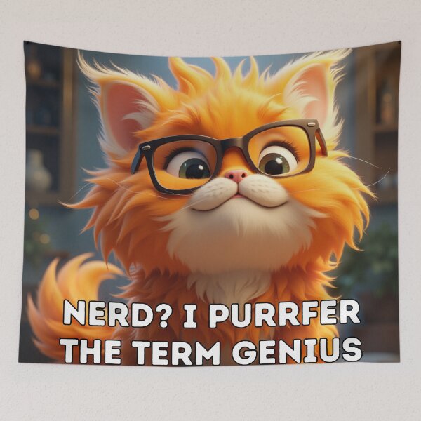Item preview, Nerd? I purrfer the term genius designed and sold by ElectraARTS1971.