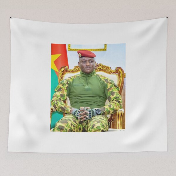 Item preview, Captain Ibrahim Traoré: Burkina Faso President designed and sold by ArtistrySky.