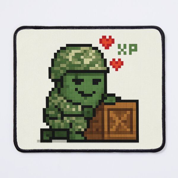 Item preview, Pickle Camo Gamer Gaming Spawn Camping Waiting Retro designed and sold by SunfullyYours.