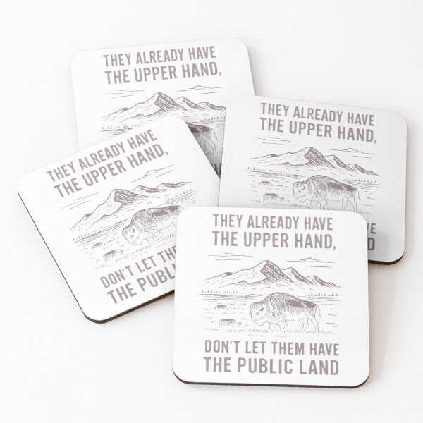 Item preview, Buffalo Grazing on Public Land designed and sold by NaptimeVillage.