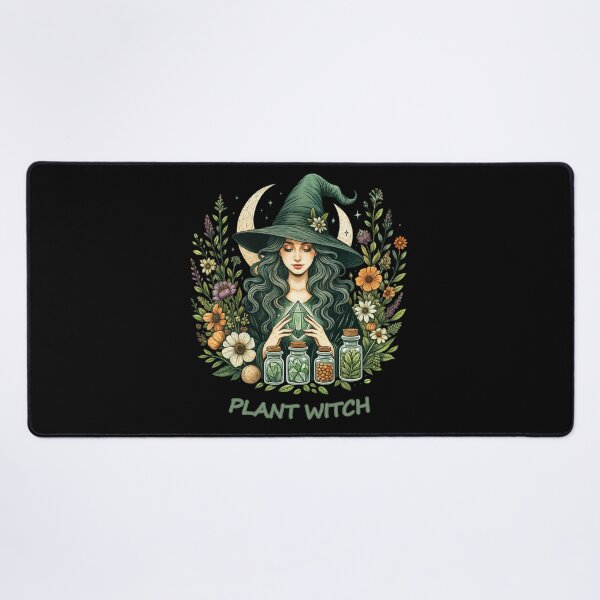 Item preview, Plant Witch Aesthetic, Botanical Magic & Wiccan Soul nature witch, herbalism, wicca, pagan, crystals, moon phases, earth magic designed and sold by Collagedream.