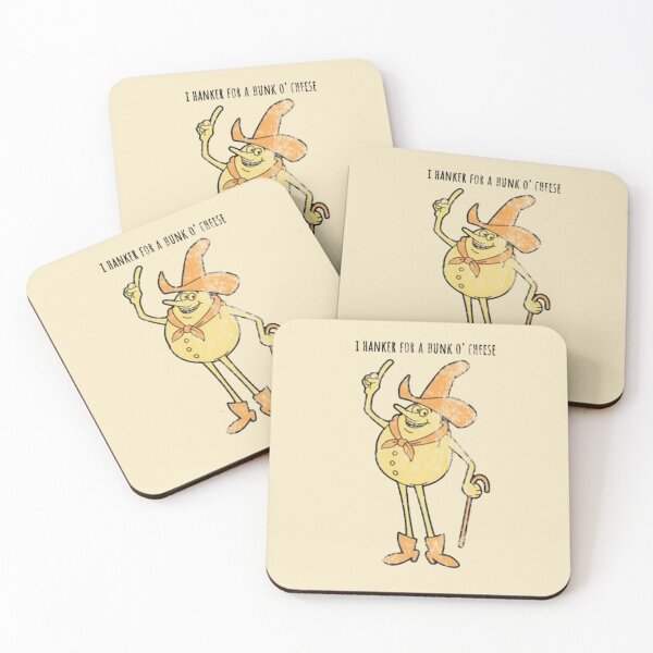 Item preview, Timer - I hanker for a hunk o' cheese - Distressed, Vintage style designed and sold by Offset Vinyl Film.