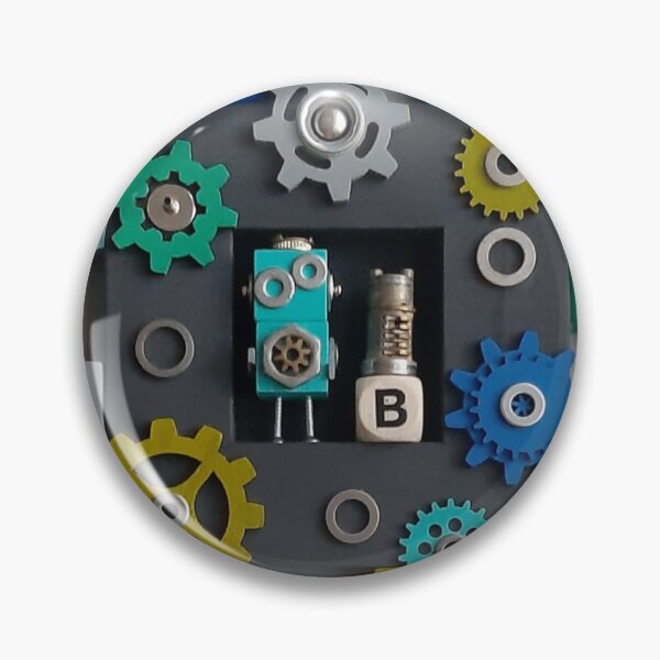 Item preview, robot B designed and sold by Jen Hardwick.