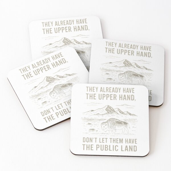 Item preview, Buffalo Grazing on Public Land designed and sold by NaptimeVillage.