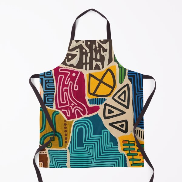 Item preview, Fragmented Symbols in Tribal Mosaic designed and sold by JeWuKa.