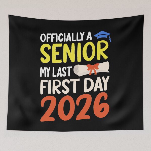 Item preview, Officially A Senior My Last First Day Class Of 2026 Senior designed and sold by SakuraPxl.