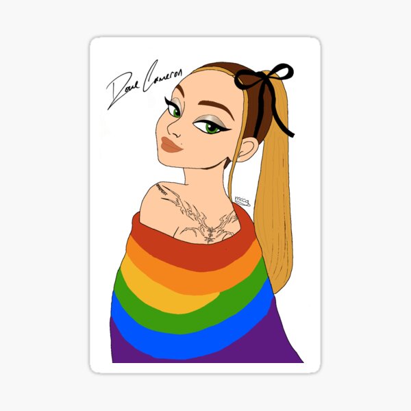 Item preview, Arte del Orgullo de Dove Cameron designed and sold by micayukino.