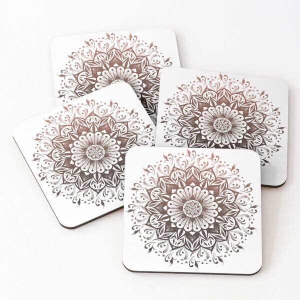Item preview, Ornamental Leaves Mandala designed and sold by MandaraSoul.