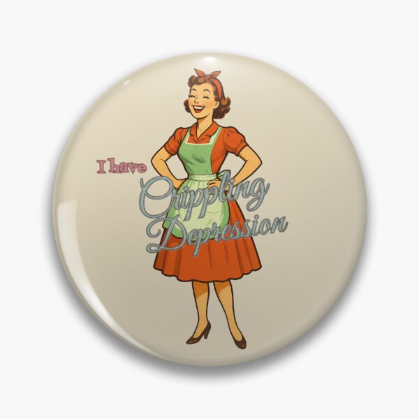 Item preview, Crippling Depression – Vintage Vibes designed and sold by GaggleOfGhosts.