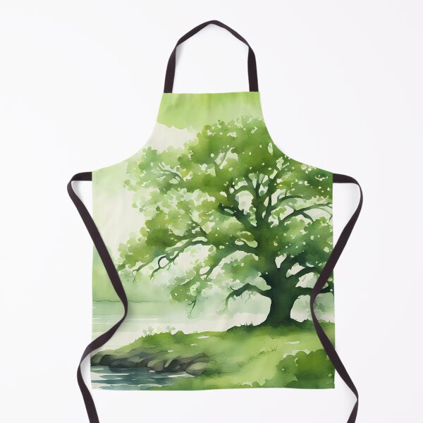 Item preview, Monochrome Green Landscape designed and sold by CalmnessbyChoice.
