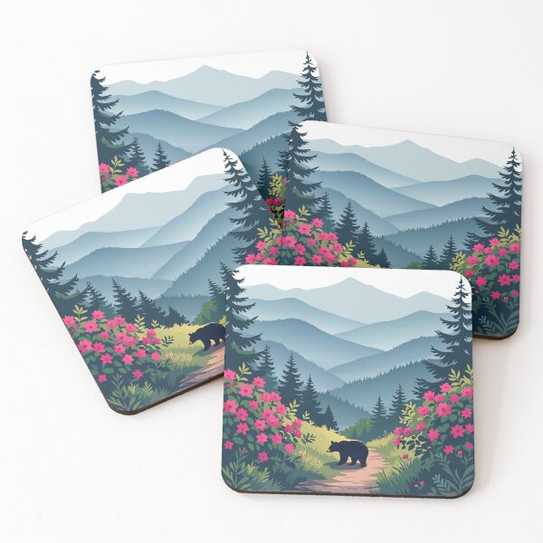 Item preview, Great Smoky Mountains – Wild Trails and Blooming Beauty - Bears designed and sold by pixelated_echoes.