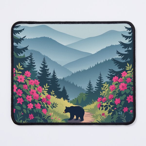 Item preview, Great Smoky Mountains – Wild Trails and Blooming Beauty - Bears designed and sold by pixelated_echoes.