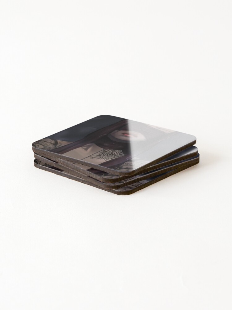 Thumbnail 4 of 5, Coasters (Set of 4), Addiction designed and sold by ESAIART.