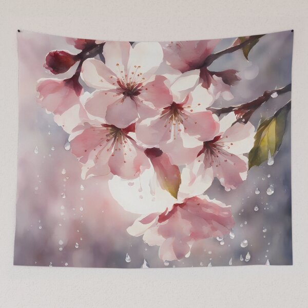 Item preview, Rain on Cherry Blossoms designed and sold by CalmnessbyChoice.