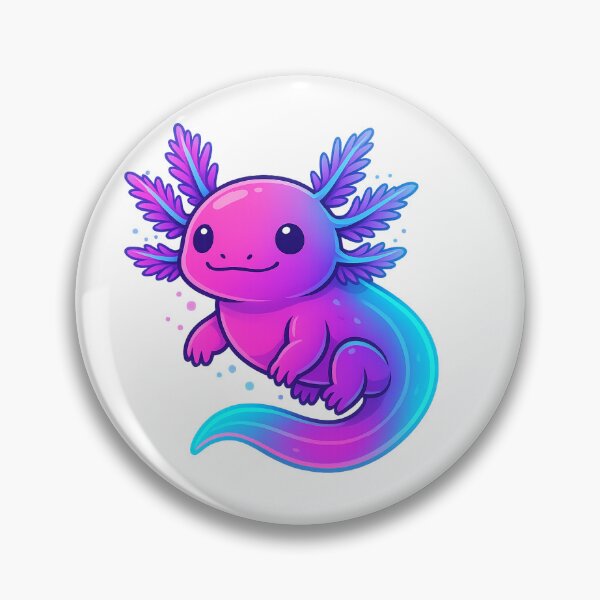 Item preview, Neon Axolotl – Glitched and Glowing designed and sold by Elias Kamstra.