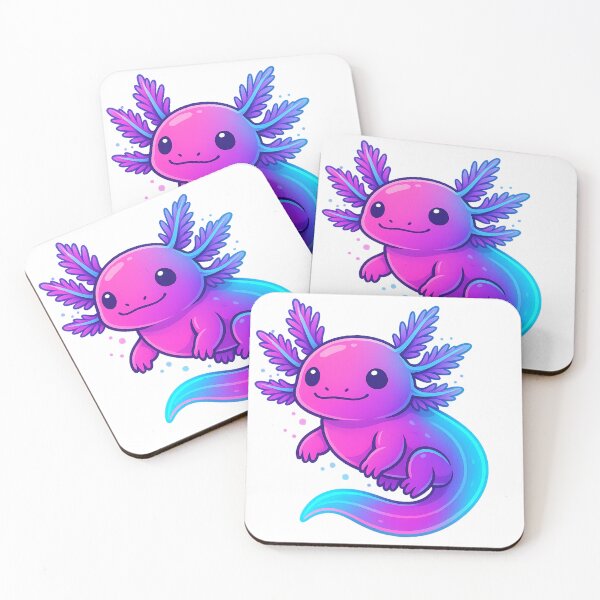 Item preview, Neon Axolotl – Glitched and Glowing designed and sold by Elias Kamstra.