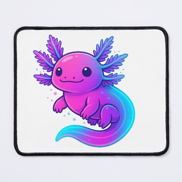 Item preview, Neon Axolotl – Glitched and Glowing designed and sold by Elias Kamstra.