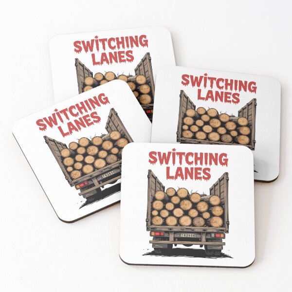 Item preview, Switching Lanes - Logs Lorry Truck - generational trauma designed and sold by pixelated_echoes.