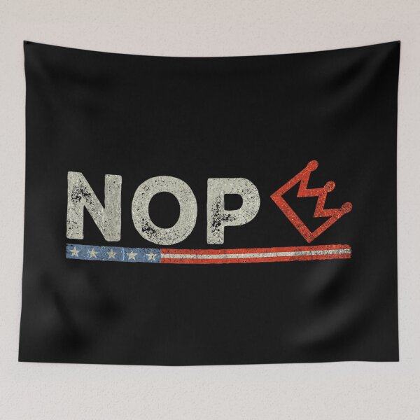 Item preview, NOP Anti-Crown Protest, Distressed Democracy Statement Tee designed and sold by HenikaPonko.
