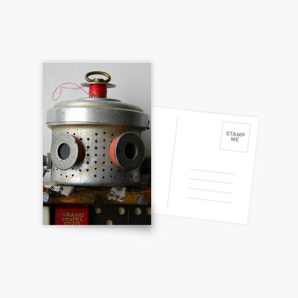 Item preview, Scrap Bot (Head shot) designed and sold by Jen Hardwick.