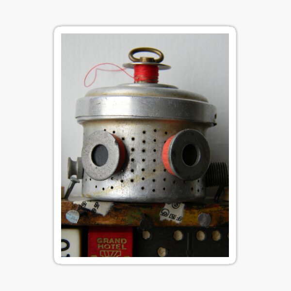 Item preview, Scrap Bot (Head shot) designed and sold by Jen Hardwick.