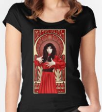 Kate Bush Illustration Women's Fitted Scoop T-Shirt