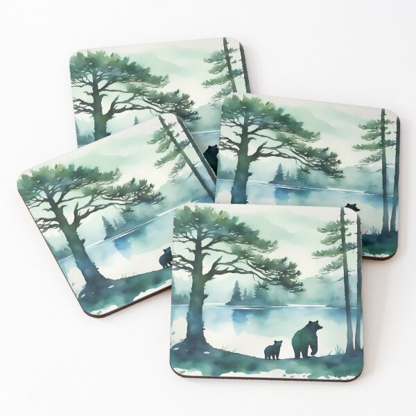 Item preview, Bear Family on Rivershore designed and sold by CalmnessbyChoice.
