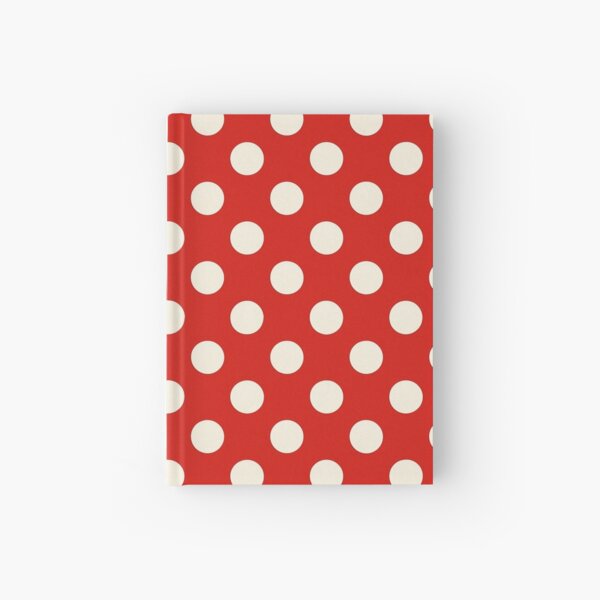 Retro Red & White Polka Dot Journal Hardcover Journal