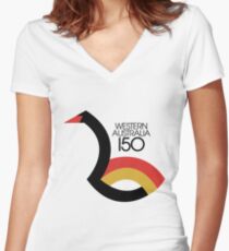 Western Australia 150 Women's Fitted V-Neck T-Shirt