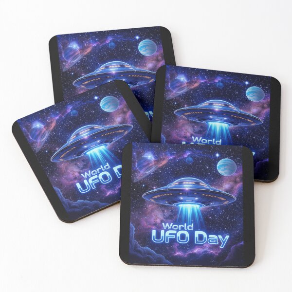Item preview, World UFO Day Alien Spaceship T-Shirt – UFO Enthusiast Gift designed and sold by RDRdesign.