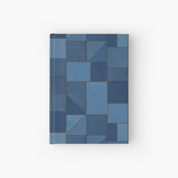 Classic Denim Patchwork Pattern Hardcover Journal