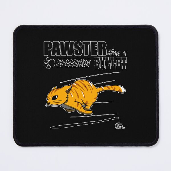 Item preview, Pawster than a Speeding Bullet - Orange designed and sold by LZRD12.