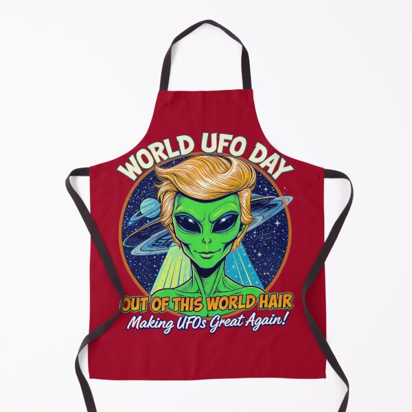 Item preview, World UFO Day T-Shirt – Out of This World Hair, Making UFOs Great Again designed and sold by RDRdesign.