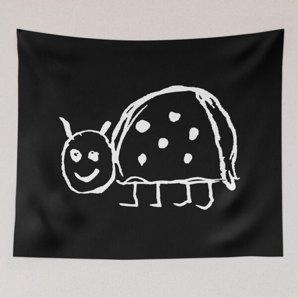 Item preview, white ladybug designed and sold by Denis Rösler.