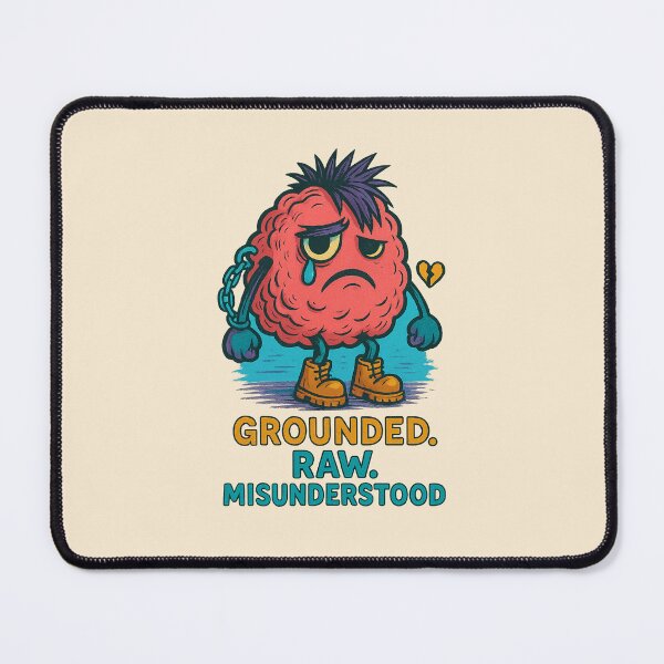 Item preview, Grounded Beef – Raw, Misunderstood & Emo Funny Meat Sticker designed and sold by YuliaHulia.