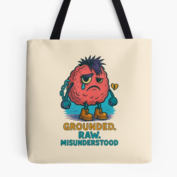 Item preview, Grounded Beef – Raw, Misunderstood & Emo Funny Meat Sticker designed and sold by YuliaHulia.